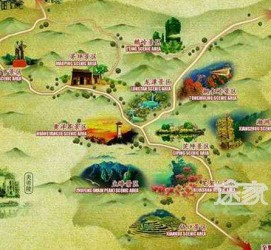 南宁景点地图(长沙景点地图)